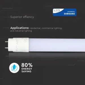LED cijev SAMSUNG ČIP - 150cm 22W G13 T8 Nano plastika 6400K - 5 GODINA GARANCIJE