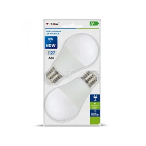 LED žarulje E27 9W 2700K dimabilna pakiranje 2 komada