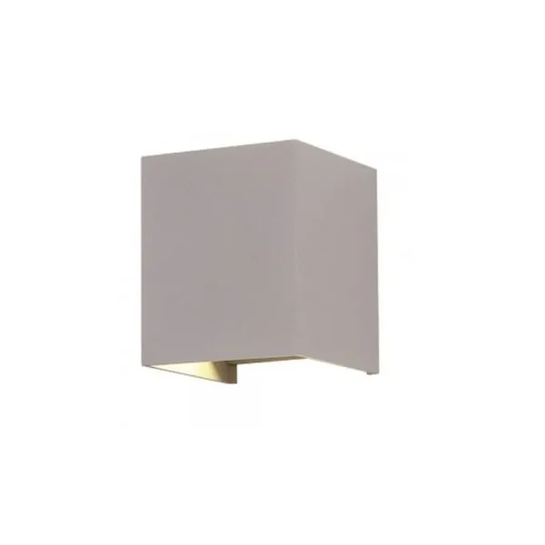 Zidna lampa 6w četvrtasta 3000K siva
