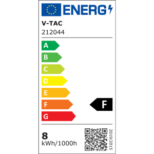 V-TAC LED traka 12V 8W 120 LED/m IP65
