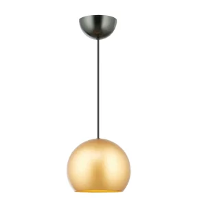 Luster MAMIA-PD-301-1 u zlatnoj boji idealan za uređenje modernog doma. Ima mogućnost montaže na željenu visinu.
