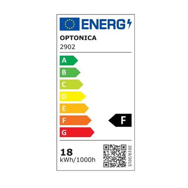 LED STROPNA LAMPA okrugla crna 18W