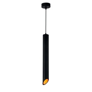 GU10 stropna visilica crno/zlatna 6c50 cm