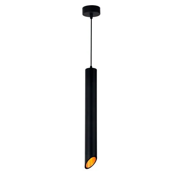 GU10 stropna visilica crno/zlatna 6c50 cm
