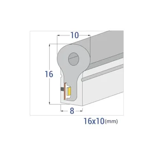 LED Flex Neon 220V IP65, 5 metara - Slika 4