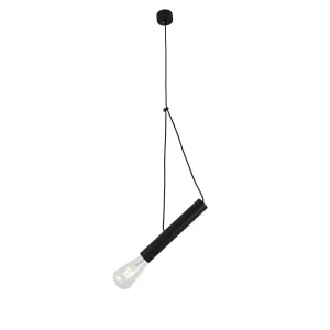 Stropna visilica E27 4x40cm u crnoj boji
