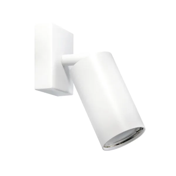 Lampa MANAM 1D u bijeloj boji. Lampa ne dolazi sa žaruljom a predviđena je za GU10 žarulju.