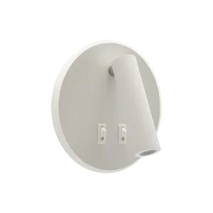 Zidna lampa OTELLO LED C 6W+3W BIJELA S DVA PREKIDAČA - Slika 3