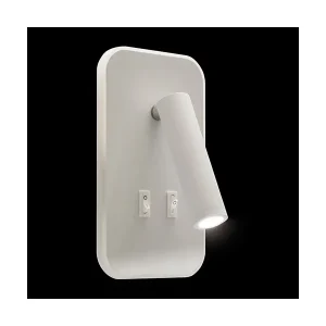 Zidna lampa OTELLO LED D 6W+3W BIJELA S DVA PREKIDAČA - Slika 3