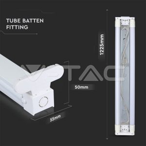 Kućište za LED cijevi T8 2 x 120cm IP20