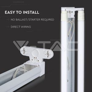 Kućište za LED cijevi T8 2 x 120cm IP20