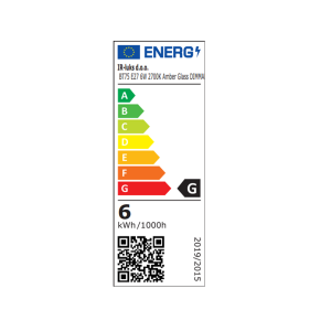 LED žarulja - 6W filament E27 BT75 - Slika 3