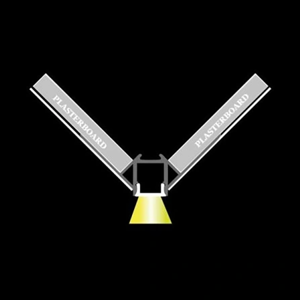 Aluminijski profil ugradni kutni vanjski LP311-MLK