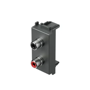 Utičnica Audio 2xRCA KM22 TEM Modul - Slika 4