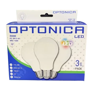 LED ŽARULJA E27 A60 11W 3kom