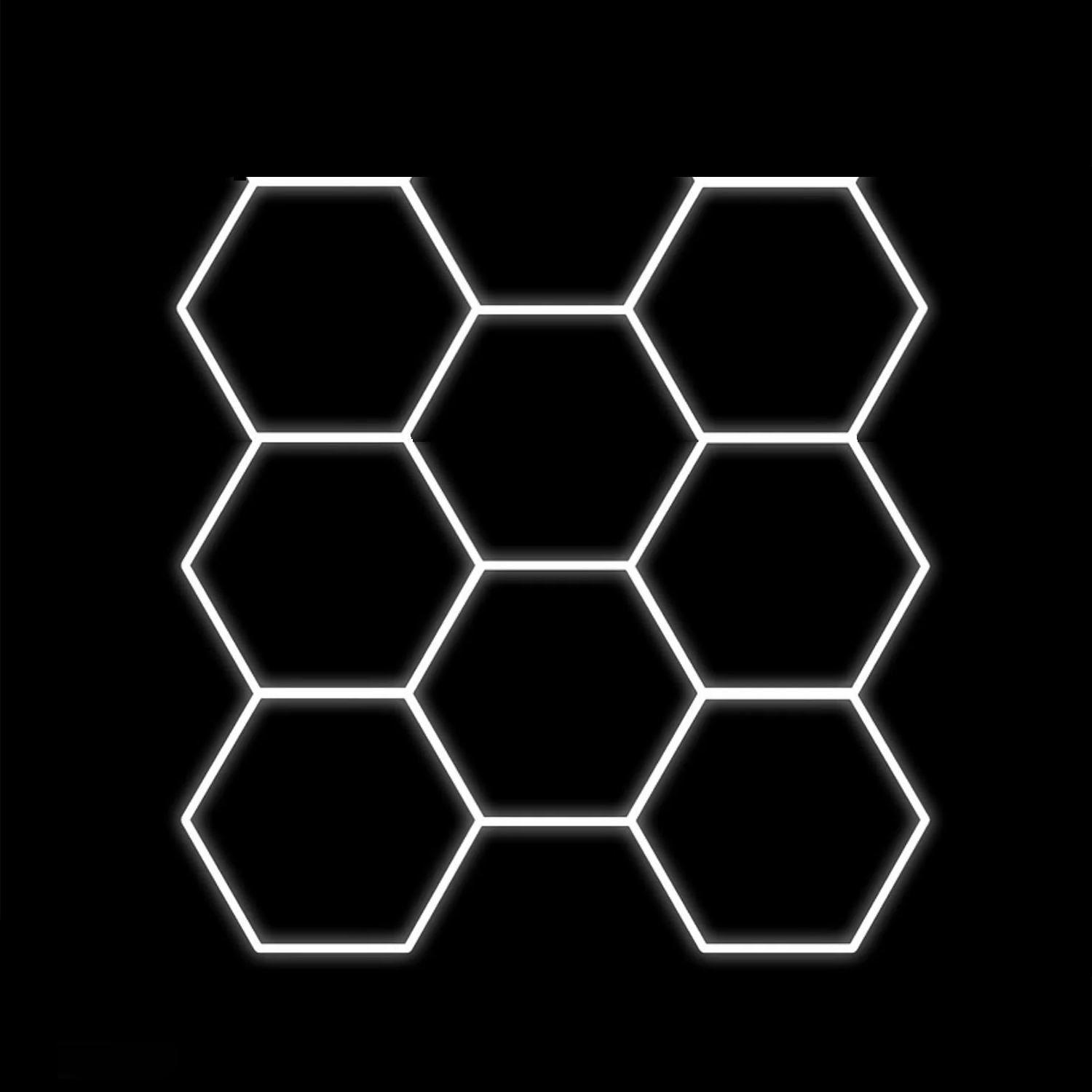 LED hexagon 8