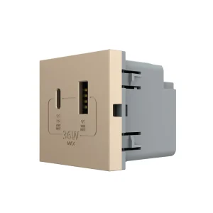 LIVOLO Modul USB punjač zlatna