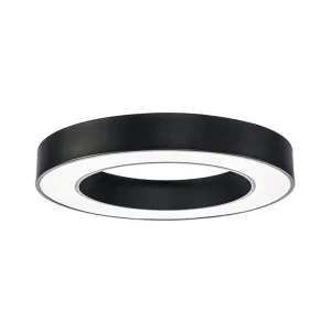 LED plafonjera okrugla crna 36W