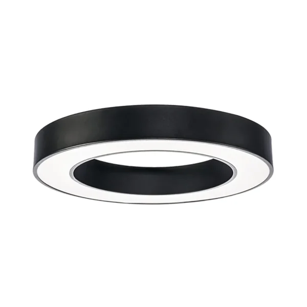 LED plafonjera okrugla crna 36W