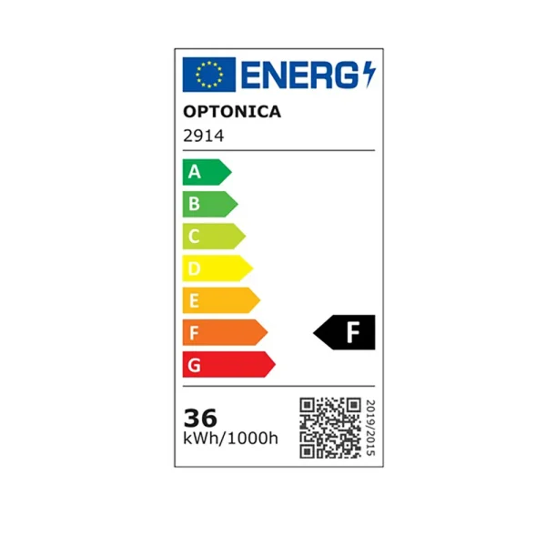 LED plafonjera okrugla crna 36W