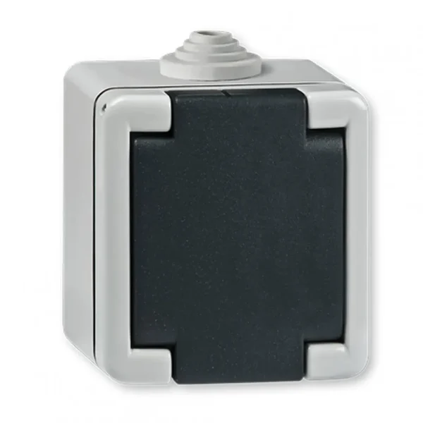 Priključnica šuko - OG - IP55 - 16A - PORCULAN METAL - ALING