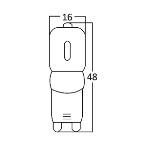 LED Žarulja G9 3W Dimabilna
