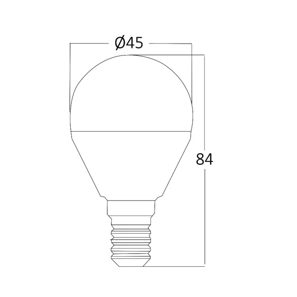 LED Žarulja E14 G45 5W