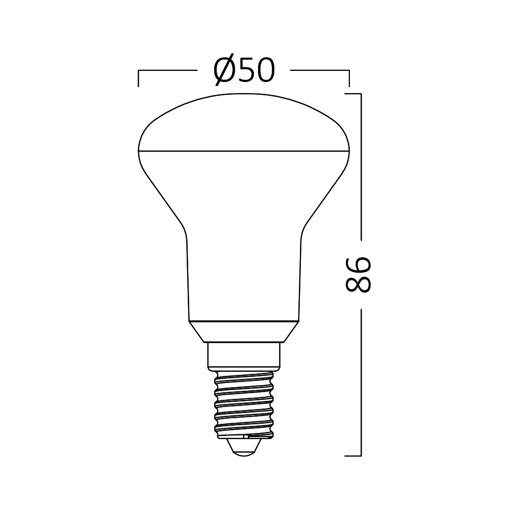 LED Žarulja E14 R50 6W