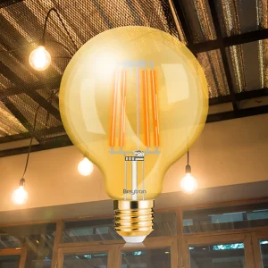 LED Žarulja E27 Filament G95 6W dimabilna