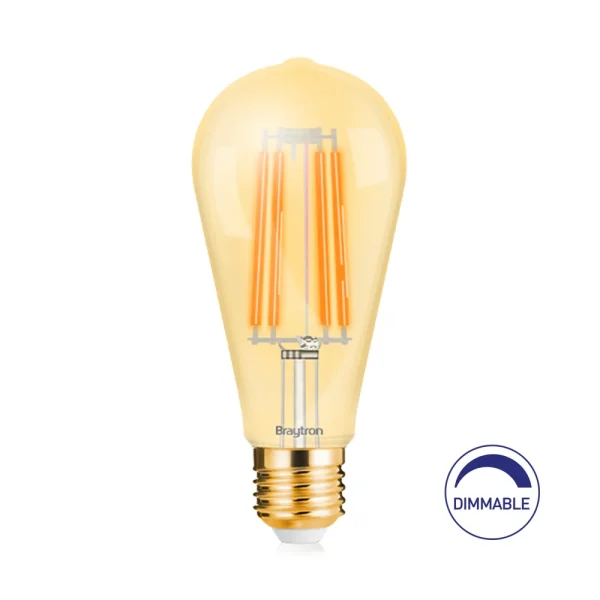 LED Žarulja E27 Filament ST64 6W