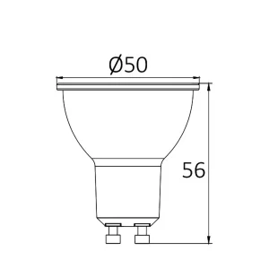 LED Žarulja GU10 6W dimabilna