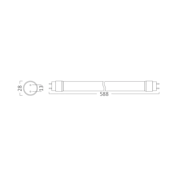 LED cijev ADVANCE 9W G13 T8
