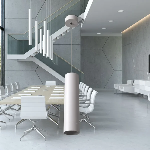 LED visilica BRY-BETA-6020-PD-RND-GU10-SPOTLIGHT bijela