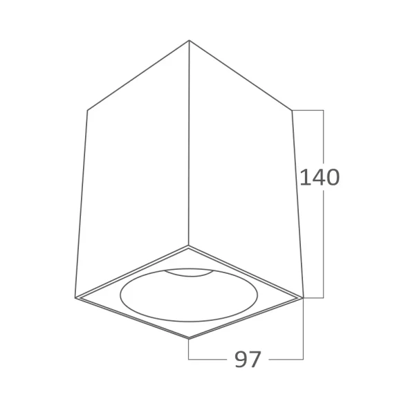 Nadgradno kućište BETA SS dimenzije