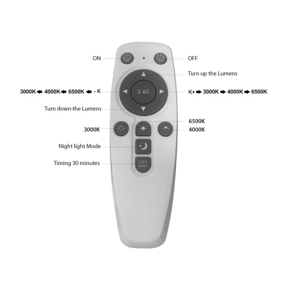LED plafonjera BLADE SR 45W daljinski