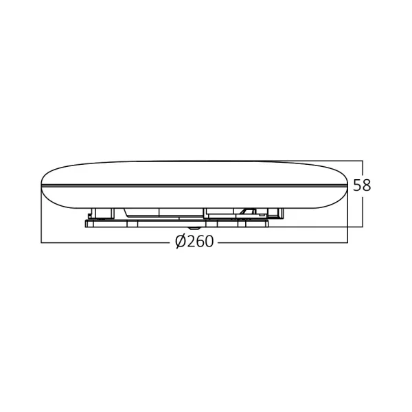 Plafonjera JADE RND 20W