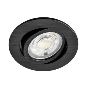 Ugradno LED svjetlo 7W zakretno crna