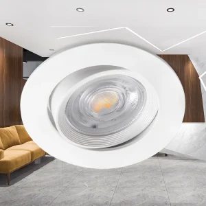 Ugradno LED svjetlo 7W zakretno bijela