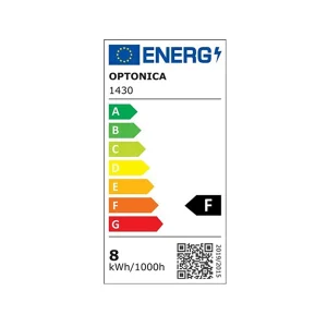 LED žarulja E14 C37 8W -2700K