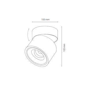 Downlight DL07 dimenzije