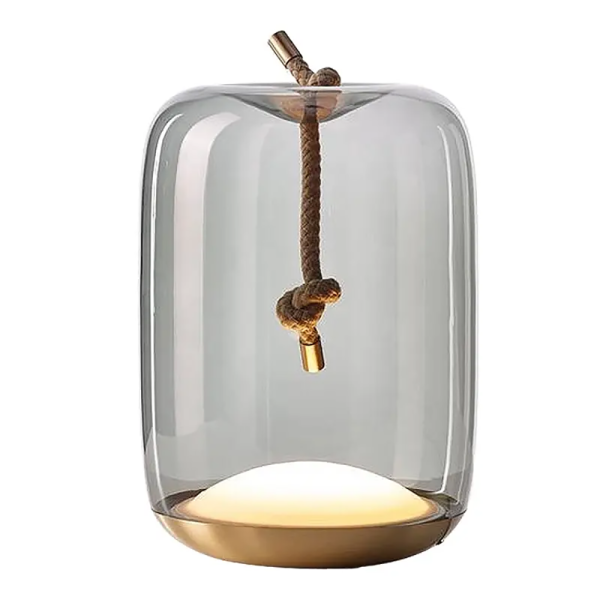 Stolna lampa T136 siva