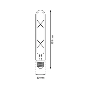 LED žarulja E27 T30 4W 2700K Amber