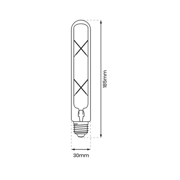 LED žarulja E27 T30 4W 2700K Amber