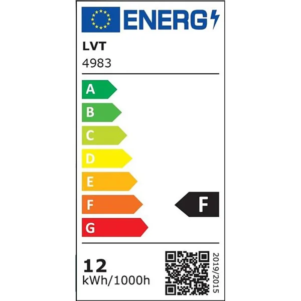 LED plafonjera s pir senzorom 12W en. oznaka
