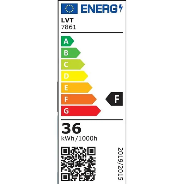 Linearna LED lampa 120cm 36W V 4000K crna