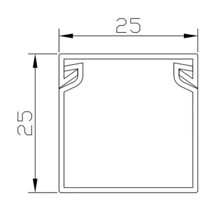 Kanal PVC 25X25MM bijeli AP110025025