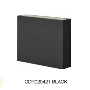 Vanjska zidna rasvjeta CDR020421 crna