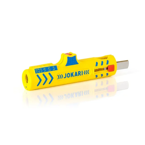 Jokari Super Stripper Secura No.15 univerzalni alat za skidanje izolacije sa svih standardnih okruglih kabela od Ø8-13mm s dodatnim praktičnim nožem