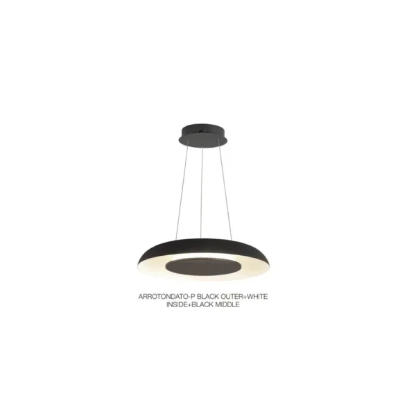 Visilica ARROTONDATO-P-S600/38 CCT crno-bijela
