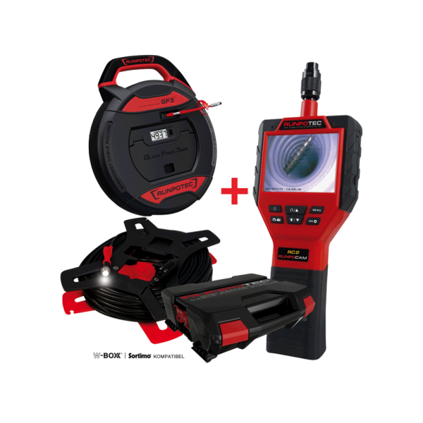 RUNPOCAM RC2 MULTIFUNKCIONALNA-INSPEKCIJSKA KAMERA 30 m s kutijom + GF3 30m